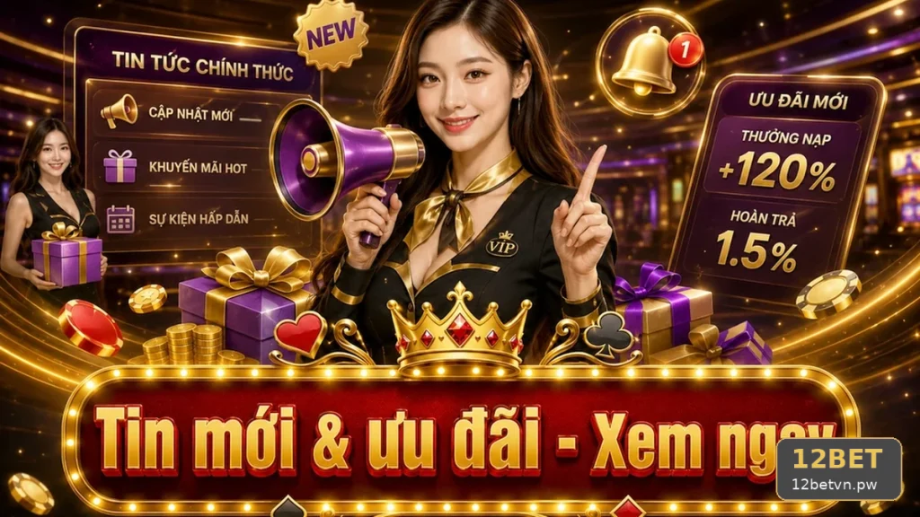 Khuyến Mãi 12BET Tại 12betvn.pw: Đối Chiếu Dữ Liệu Tin Mới, Ưu Đãi Và Điều Kiện Nhận Thưởng — Góc Kiểm Chứng Theo Tên Miền Về Việc Lưu Lại Điều Khoản Cùng Lịch Sử Trao Đổi